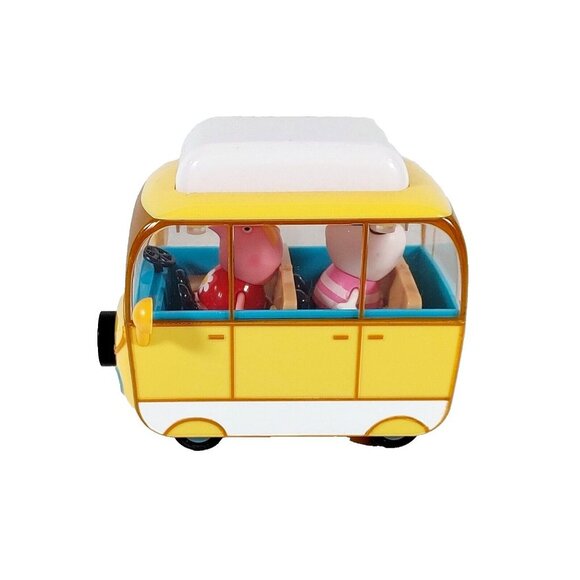 Peppa Pig Camper van & 2 Figures Toy Play Set - Picture 1 of 6